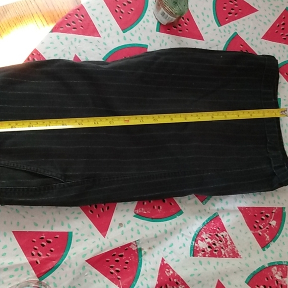 "VINTAGE" VANS+ Dickie's COLAB!! OLD SKOOL Pinstriped Punk ☠️☠️ shorts 2011 - Picture 14 of 15